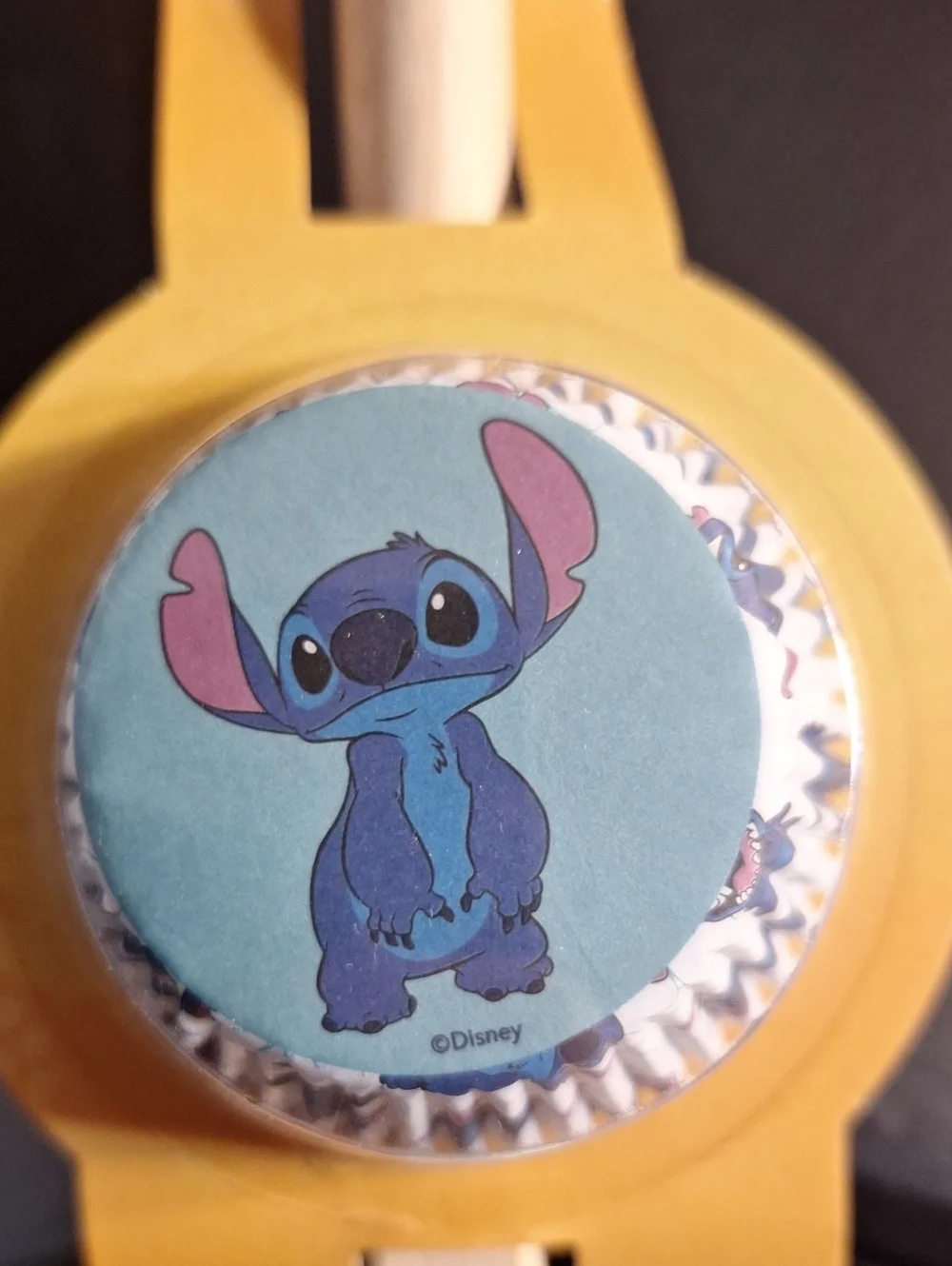 NWT Disney Stitch Silicone Spatula and Cupcake Lliners